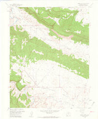 Hamm Canyon Colorado Historical topographic map, 1:24000 scale, 7.5 X 7.5 Minute, Year 1960