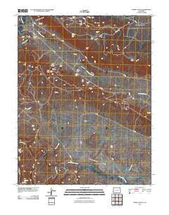 Hamm Canyon Colorado Historical topographic map, 1:24000 scale, 7.5 X 7.5 Minute, Year 2010
