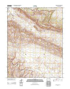 Hamm Canyon Colorado Historical topographic map, 1:24000 scale, 7.5 X 7.5 Minute, Year 2013