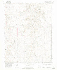 Hand Springs Colorado Historical topographic map, 1:24000 scale, 7.5 X 7.5 Minute, Year 1967