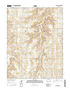 Hand Springs Colorado Current topographic map, 1:24000 scale, 7.5 X 7.5 Minute, Year 2016