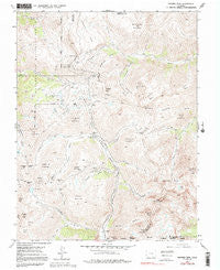 Handies Peak Colorado Historical topographic map, 1:24000 scale, 7.5 X 7.5 Minute, Year 1955