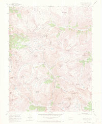Handies Peak Colorado Historical topographic map, 1:24000 scale, 7.5 X 7.5 Minute, Year 1955