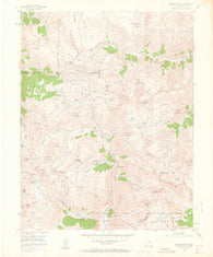 Handies Peak Colorado Historical topographic map, 1:24000 scale, 7.5 X 7.5 Minute, Year 1955