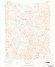 Handies Peak Colorado Historical topographic map, 1:24000 scale, 7.5 X 7.5 Minute, Year 1955