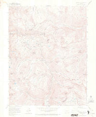 Handies Peak Colorado Historical topographic map, 1:24000 scale, 7.5 X 7.5 Minute, Year 1955