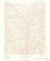 Handies Peak Colorado Historical topographic map, 1:24000 scale, 7.5 X 7.5 Minute, Year 1955