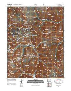 Handies Peak Colorado Historical topographic map, 1:24000 scale, 7.5 X 7.5 Minute, Year 2011