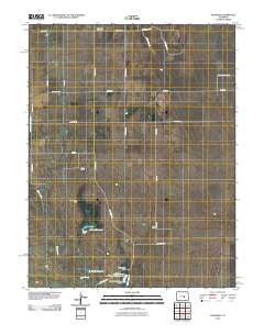 Hanover Colorado Historical topographic map, 1:24000 scale, 7.5 X 7.5 Minute, Year 2010