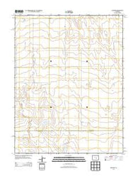 Hanover Colorado Historical topographic map, 1:24000 scale, 7.5 X 7.5 Minute, Year 2013