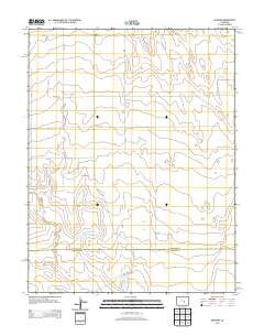 Hanover Colorado Historical topographic map, 1:24000 scale, 7.5 X 7.5 Minute, Year 2013