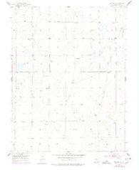 Hanover NW Colorado Historical topographic map, 1:24000 scale, 7.5 X 7.5 Minute, Year 1954