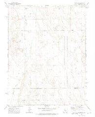 Hanover SE Colorado Historical topographic map, 1:24000 scale, 7.5 X 7.5 Minute, Year 1973