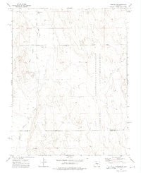 Hanover SE Colorado Historical topographic map, 1:24000 scale, 7.5 X 7.5 Minute, Year 1973