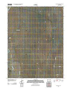 Hanover NE Colorado Historical topographic map, 1:24000 scale, 7.5 X 7.5 Minute, Year 2010