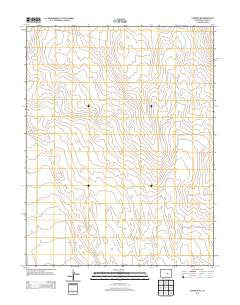Hanover NE Colorado Historical topographic map, 1:24000 scale, 7.5 X 7.5 Minute, Year 2013