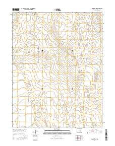 Hanover NE Colorado Current topographic map, 1:24000 scale, 7.5 X 7.5 Minute, Year 2016
