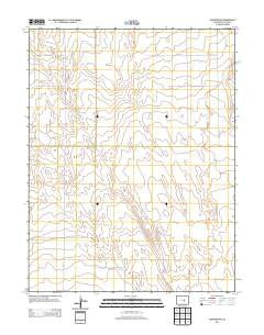 Hanover NW Colorado Historical topographic map, 1:24000 scale, 7.5 X 7.5 Minute, Year 2013