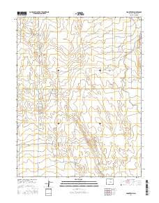 Hanover NW Colorado Current topographic map, 1:24000 scale, 7.5 X 7.5 Minute, Year 2016