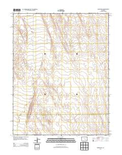 Hanover SE Colorado Historical topographic map, 1:24000 scale, 7.5 X 7.5 Minute, Year 2013