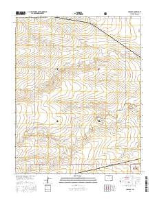 Harbord Colorado Current topographic map, 1:24000 scale, 7.5 X 7.5 Minute, Year 2016
