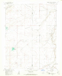 Hardesty Reservoir Colorado Historical topographic map, 1:24000 scale, 7.5 X 7.5 Minute, Year 1958