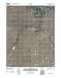 Hardesty Reservoir Colorado Historical topographic map, 1:24000 scale, 7.5 X 7.5 Minute, Year 2010
