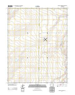 Hardesty Reservoir Colorado Historical topographic map, 1:24000 scale, 7.5 X 7.5 Minute, Year 2013