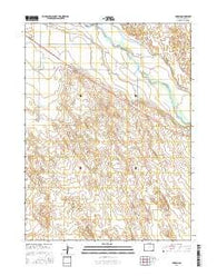 Hardin Colorado Current topographic map, 1:24000 scale, 7.5 X 7.5 Minute, Year 2016