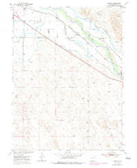 Hardin Colorado Historical topographic map, 1:24000 scale, 7.5 X 7.5 Minute, Year 1950
