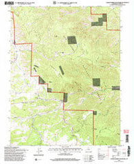 Hardscrabble Mountain Colorado Historical topographic map, 1:24000 scale, 7.5 X 7.5 Minute, Year 1994