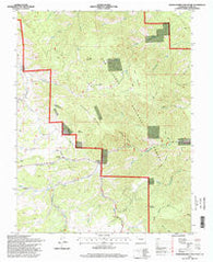 Hardscrabble Mountain Colorado Historical topographic map, 1:24000 scale, 7.5 X 7.5 Minute, Year 1994