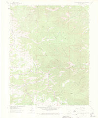 Hardscrabble Mountain Colorado Historical topographic map, 1:24000 scale, 7.5 X 7.5 Minute, Year 1963