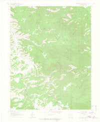Hardscrabble Mountain Colorado Historical topographic map, 1:24000 scale, 7.5 X 7.5 Minute, Year 1963