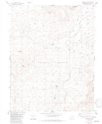 Harris Lake Colorado Historical topographic map, 1:24000 scale, 7.5 X 7.5 Minute, Year 1984