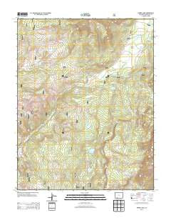 Harris Lake Colorado Historical topographic map, 1:24000 scale, 7.5 X 7.5 Minute, Year 2013