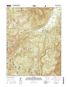 Harris Lake Colorado Current topographic map, 1:24000 scale, 7.5 X 7.5 Minute, Year 2016