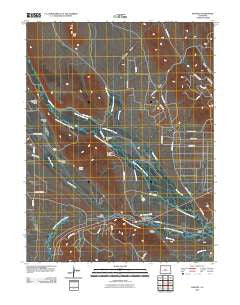 Hartsel Colorado Historical topographic map, 1:24000 scale, 7.5 X 7.5 Minute, Year 2010