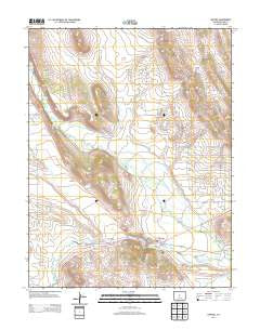 Hartsel Colorado Historical topographic map, 1:24000 scale, 7.5 X 7.5 Minute, Year 2013