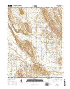 Hartsel Colorado Current topographic map, 1:24000 scale, 7.5 X 7.5 Minute, Year 2016