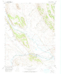 Hartsel Colorado Historical topographic map, 1:24000 scale, 7.5 X 7.5 Minute, Year 1956