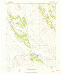 Hartsel Colorado Historical topographic map, 1:24000 scale, 7.5 X 7.5 Minute, Year 1956