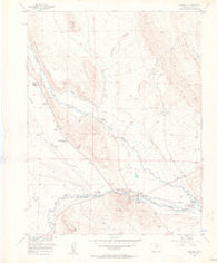 Hartsel Colorado Historical topographic map, 1:24000 scale, 7.5 X 7.5 Minute, Year 1956