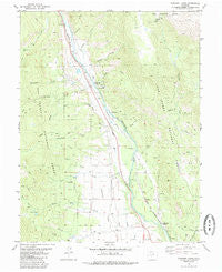 Harvard Lakes Colorado Historical topographic map, 1:24000 scale, 7.5 X 7.5 Minute, Year 1982