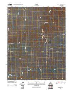 Hasser Ranch Colorado Historical topographic map, 1:24000 scale, 7.5 X 7.5 Minute, Year 2010