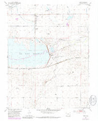 Hasty Colorado Historical topographic map, 1:24000 scale, 7.5 X 7.5 Minute, Year 1953