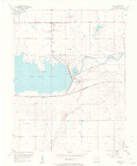 Hasty Colorado Historical topographic map, 1:24000 scale, 7.5 X 7.5 Minute, Year 1953
