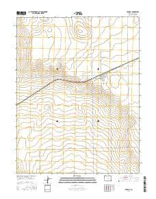 Haswell Colorado Current topographic map, 1:24000 scale, 7.5 X 7.5 Minute, Year 2016