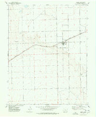 Haswell Colorado Historical topographic map, 1:24000 scale, 7.5 X 7.5 Minute, Year 1974