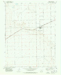 Haswell Colorado Historical topographic map, 1:24000 scale, 7.5 X 7.5 Minute, Year 1974